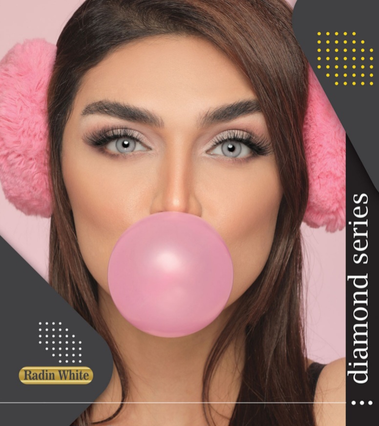 لنز رنگی آیس کالر مدل Diamond