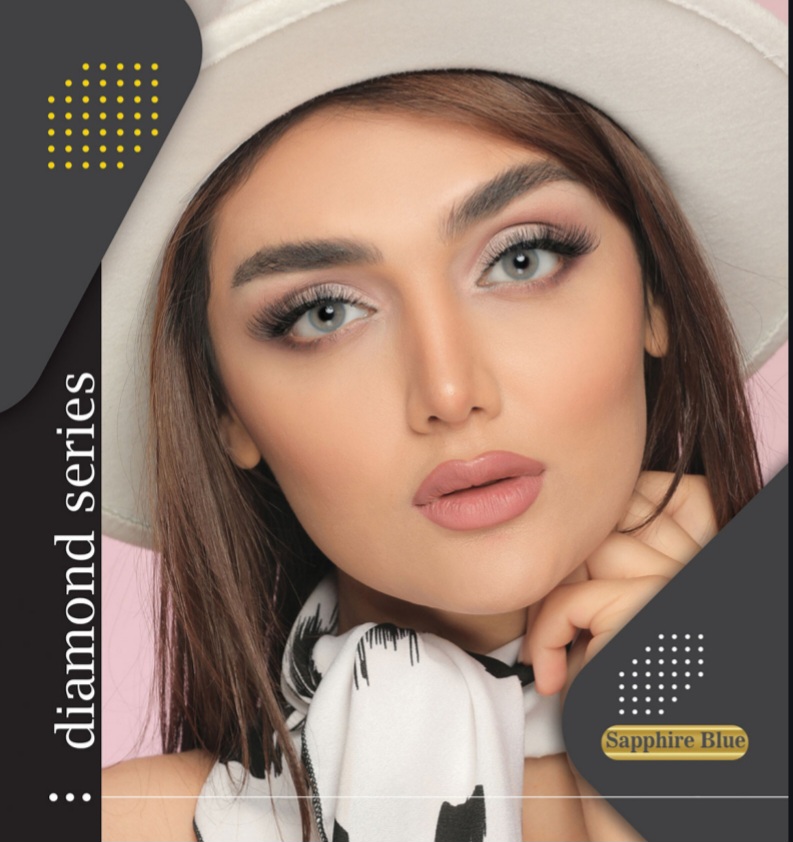 لنز رنگی آیس کالر سری Diamond