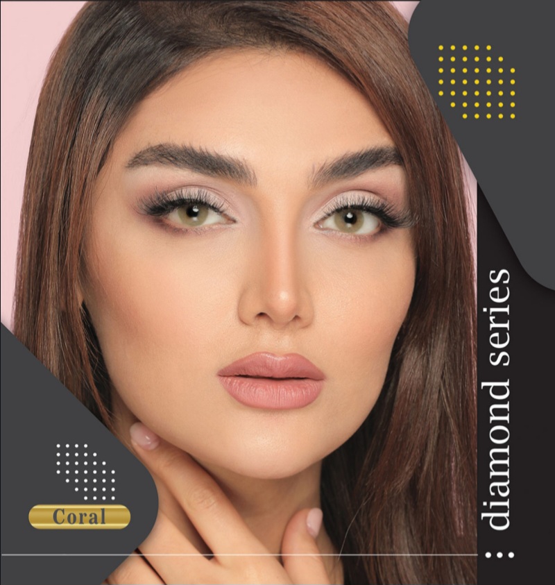 لنز رنگی آیس کالر سری Diamond