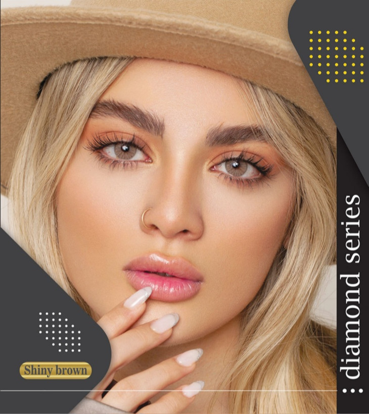 لنز رنگی آیس کالر سری Diamond