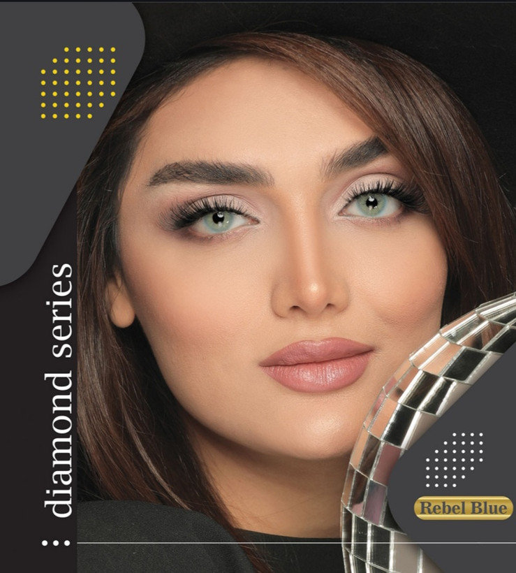 لنز رنگی آیس کالر سری Diamond