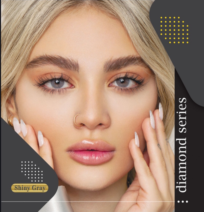 لنز رنگی آیس کالر سری Diamond