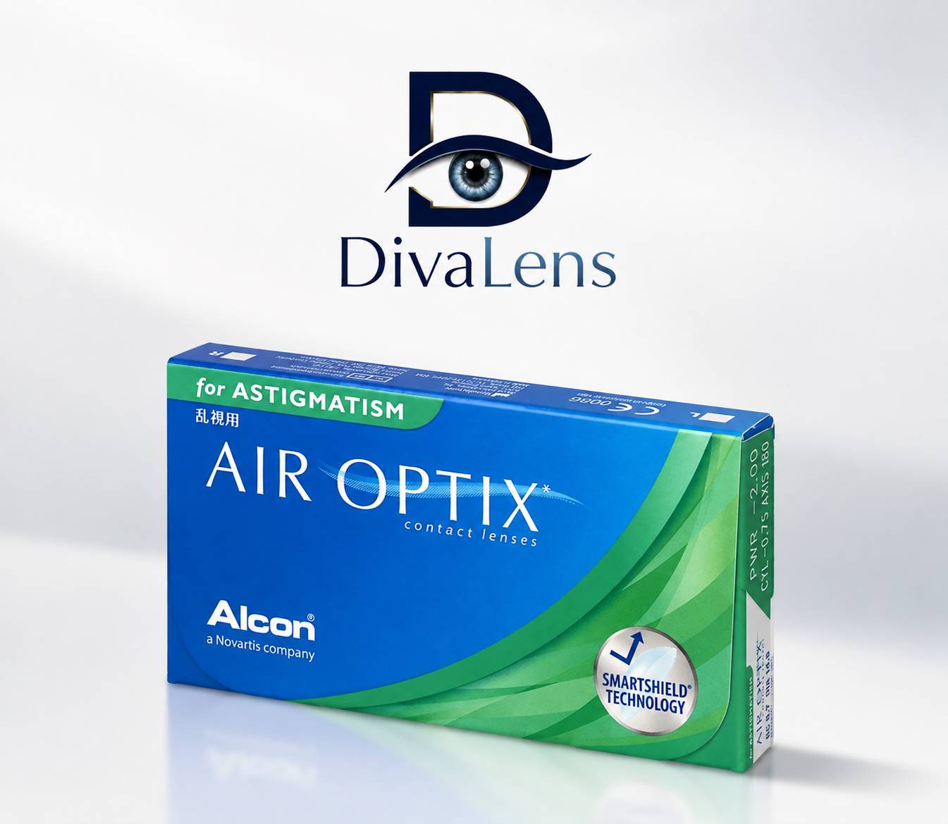 لنز طبی توریک ماهانه ایر اپتیکس برای آستیگماتیسم | AIR OPTIX