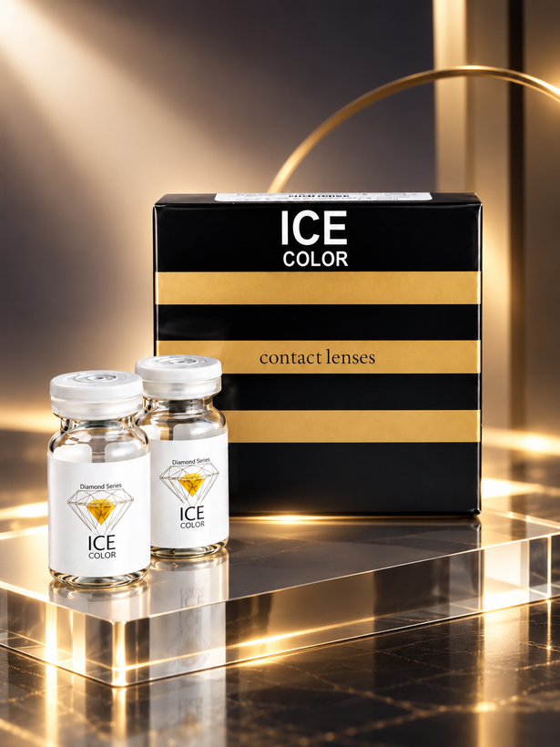 لنز رنگی آیس کالر سری Diamond